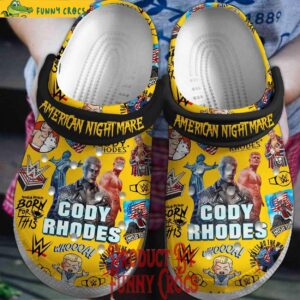 WWE Cody Rhodes Crocs American Nightmare Edition For Fans