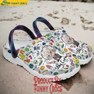 Custom Albert Einstein Stay Curious Crocs