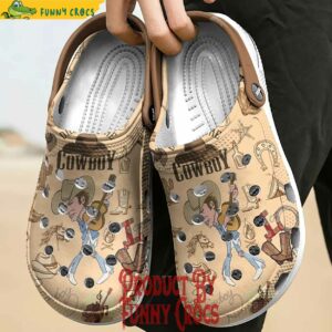 Custom Dwight Yoakam Cowboy Crocs Style 1