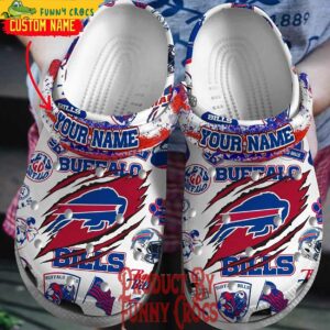 Custom Buffalo Bills Football NFL Crocs Style 1