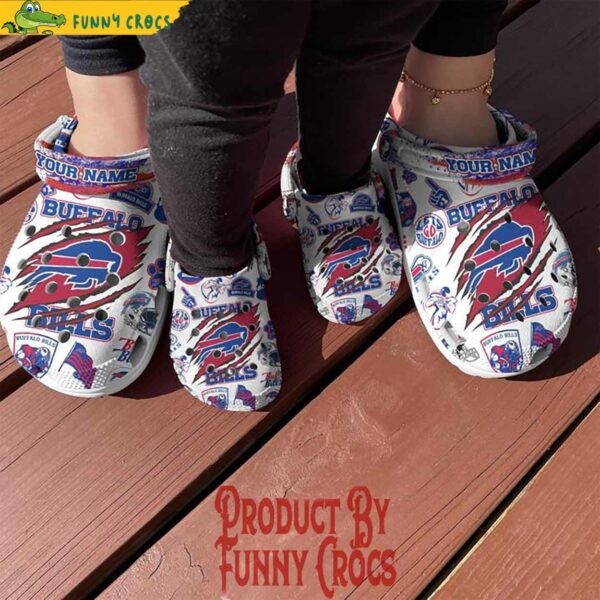 Custom Buffalo Bills Football NFL Crocs Style