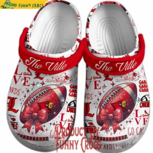 Custom Cardinals The Ville Crocs Football Inspired Footwear for Fans 2