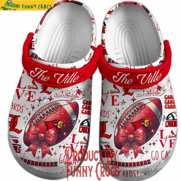 Custom Cardinals The Ville Crocs Football Inspired Footwear for Fans