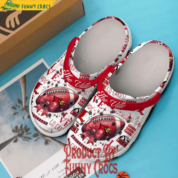 Custom Cardinals The Ville Crocs Football Inspired Footwear for Fans