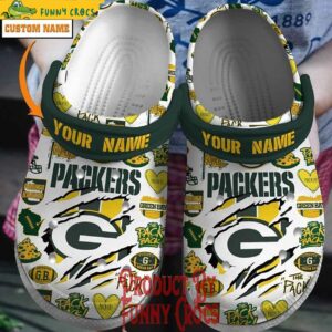 Custom Green Bay Packers Football NFL Crocs 1