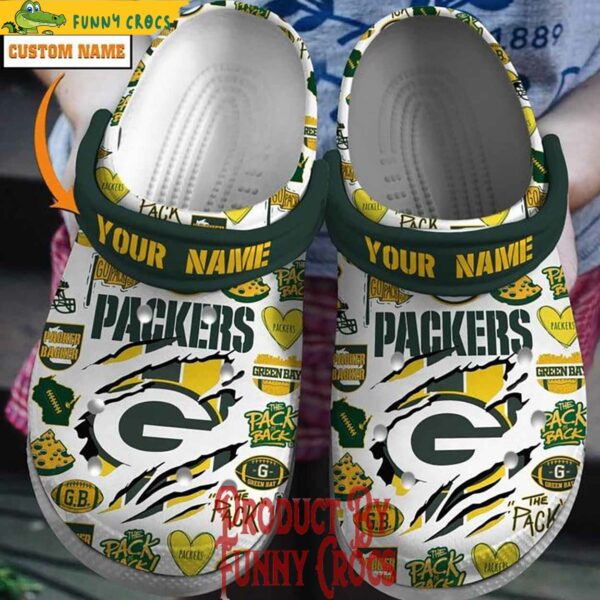 Custom Green Bay Packers Football NFL Crocs