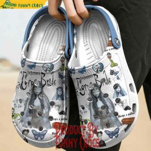 Custom Halloween Corpse Bride Movie Crocs Shoes 3