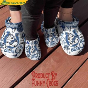 Custom Indianapolis Colts NFL Crocs Style 4