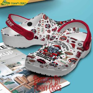 Custom Merry Christmas Georgia Bulldogs Football Crocs Style 3