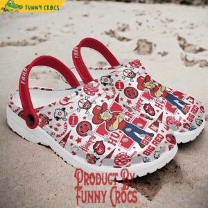 Custom Nebraska Cornhuskers Football NCAA Crocs Style 3