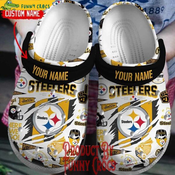 Custom Pittsburgh Steelers Football NFL Crocs Style