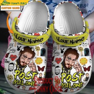 Custom Post Malone Crocs Stylish Personalized Footwear with Unique Designs