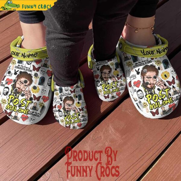 Custom Post Malone Crocs Stylish Personalized Footwear with Unique Designs