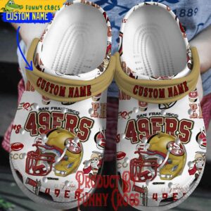 Custom San Francisco 49ers Football NFL Crocs 1