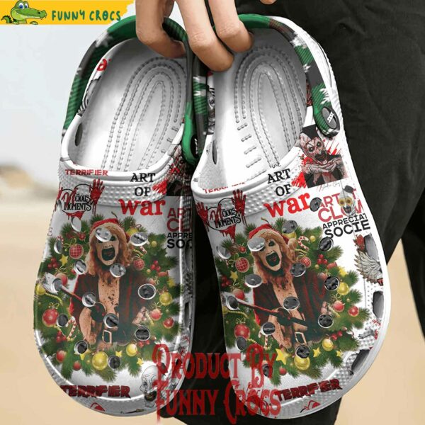 Custom Terrifier 3 Christmas Crocs Shoes