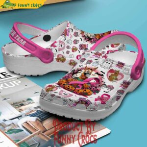 Faith Over Fear Breast Cancer Scooby Doo Halloween Crocs