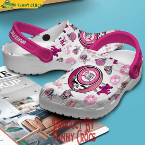 Grateful Dead Breast Cancer Awareness Crocs Shoes 3