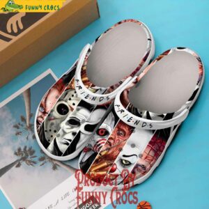 Horror Characters Face Friends Halloween Crocs Style