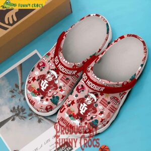 Indiana Hoosiers Christmas Crocs – NCAA Football Style