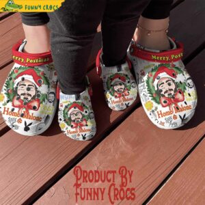 Merry Postmas Post Malone Christmas Crocs 4