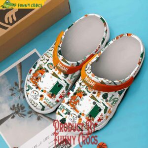 Miami Hurricanes Christmas Crocs – NCAA Football Style