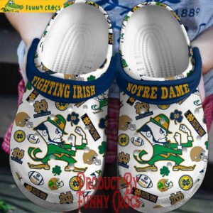 NCAA Notre Dame Fighting Irish Football Crocs Style