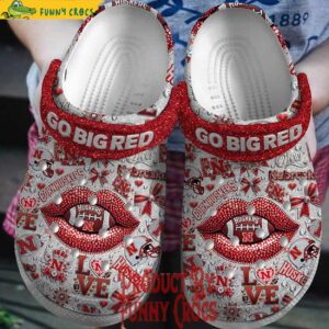 Nebraska Huskers Football Go Big Red Crocs Style 1