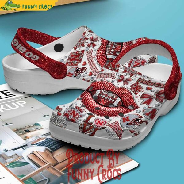 Nebraska Huskers Football Go Big Red Crocs Style