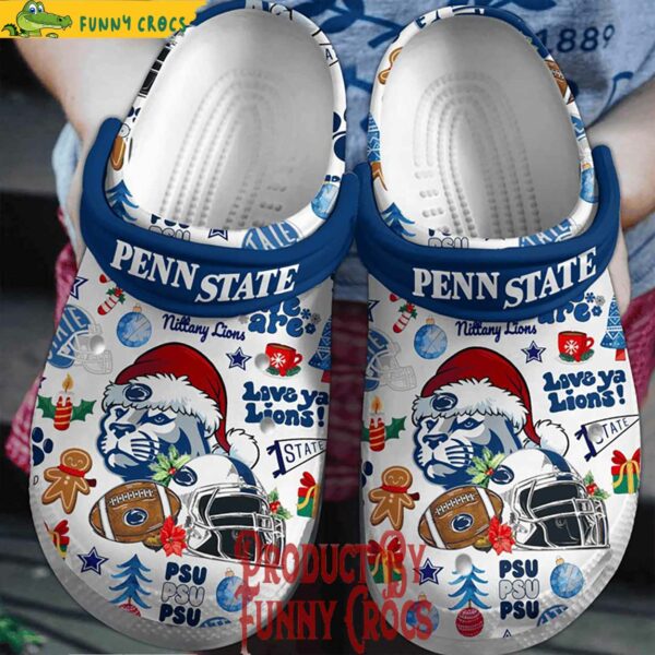 Penn State Nittany Lions Christmas Crocs – NCAA Football Style