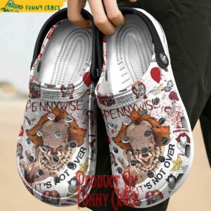 Personalized Pennywise Its Not Over Crocs Style 3