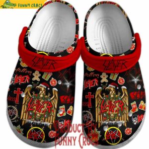 Slayer Christmas Black Crocs Music Style 2