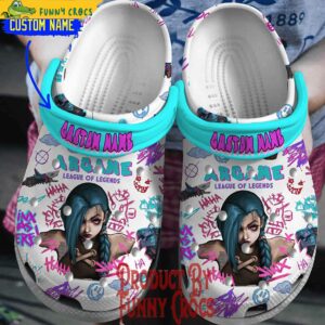 Custom Arcane League Of Legends Crocs Shoes 1