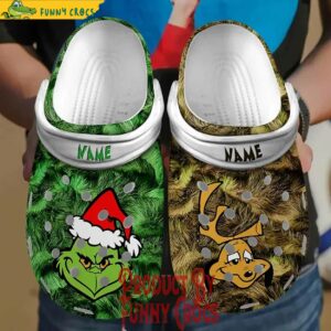 Custom Grinch Face Grinch Dogs Max Crocs Shoes 2