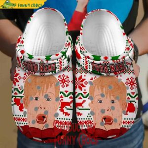 Custom Name Home Alone Gifts Christmas Crocs For Adults