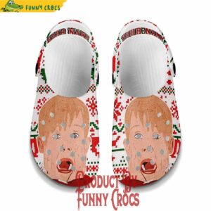 Custom Name Home Alone Gifts Christmas Crocs For Adults 2