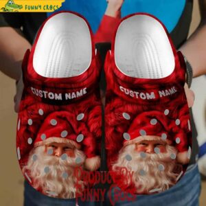 Custom Name Santa Christmas Crocs For Sale 1