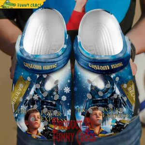 Custom Polar Express Christmas Crocs For Movie 1