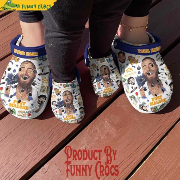 Custom Post Malone 2 Birthday Crocs Shoes