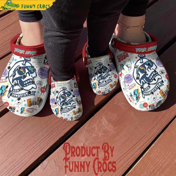 Custom Skull LCD Soundsystem Crocs Clogs