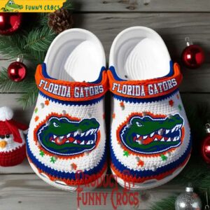 Florida Gators Football Team Knit Effect Crocs Shoes