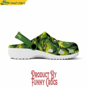 Grinch Face Art Crocs Clogs Shoes For Adult Christmas Crocs 2