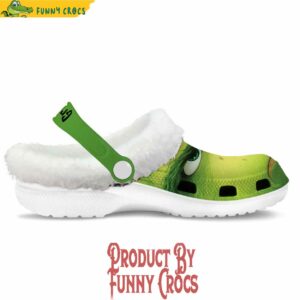 Grinch Face Fleece Crocs Clogs 3