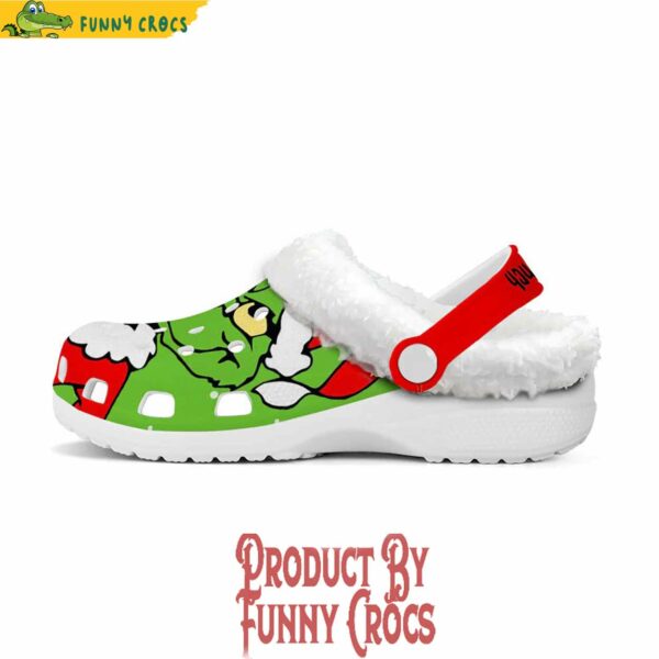 Grinch Holiday Fleece Crocs Clogs Shoes