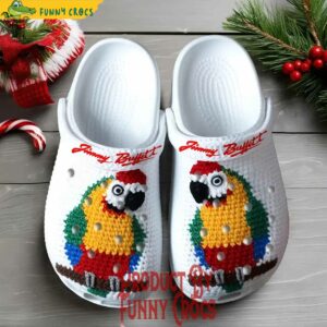 Knit Effect Jimmy Buffett White Music Crocs Shoes 1