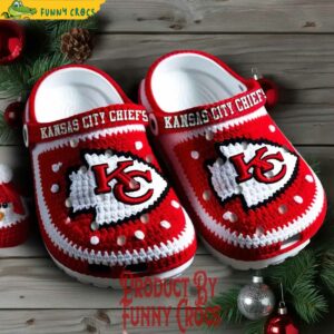 Knit Effect Kansas City Chiefs NFL Crocs Shoes 1