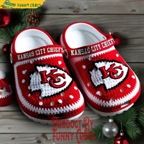 Knit Effect Kansas City Chiefs NFL Crocs Shoes