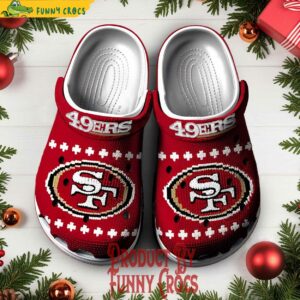 Knit Effect San Francisco 49ers Christmas Crocs