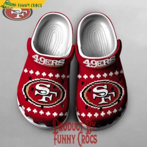 Knit Effect San Francisco 49ers Christmas Crocs