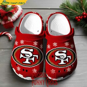 Knit Effect San Francisco 49ers Crocs Style For Fans