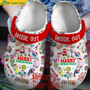 Merry Christmas Inside Out Crocs Shoes 1